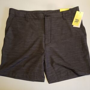 All in Motion Charcoal Flat Front Shorts